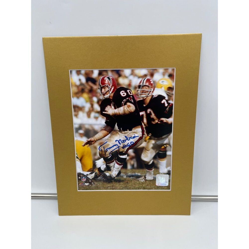 Tommy Nobis Autographed 8x10 Photo Matted 11X14 Atlanta Falcons NFL